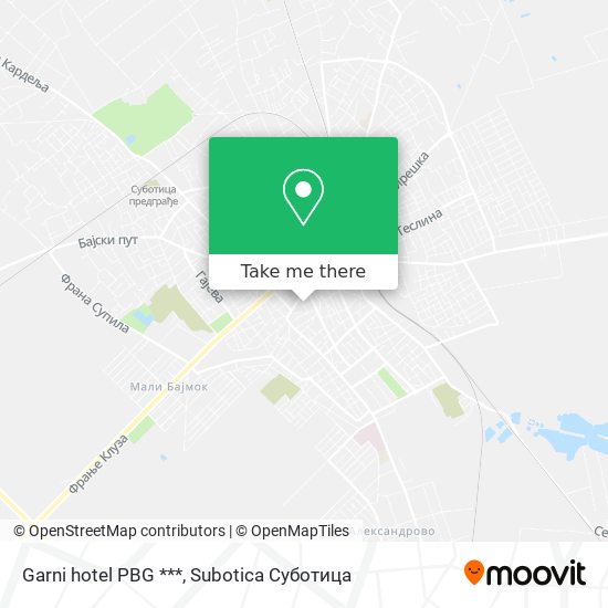 Garni hotel PBG *** map