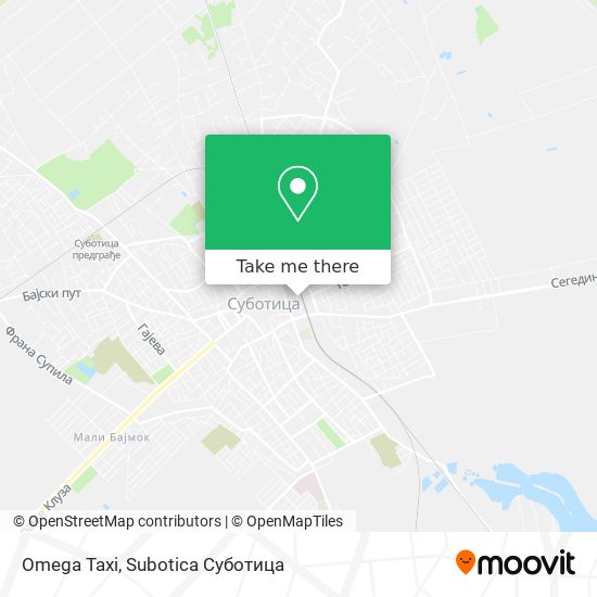 Omega Taxi map