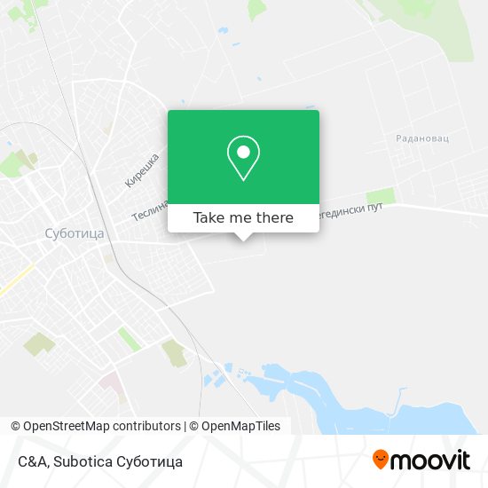 C&A map