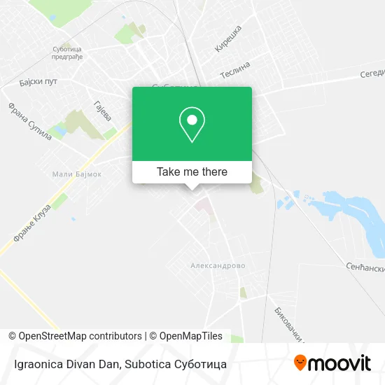 Igraonica Divan Dan map