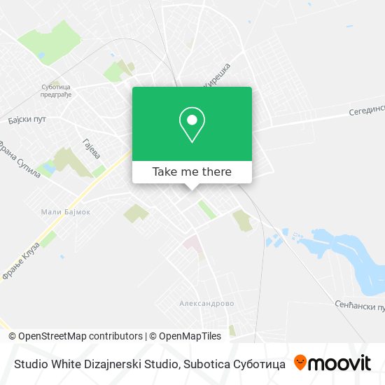 Studio White Dizajnerski Studio map