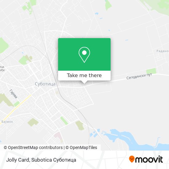 Jolly Card map