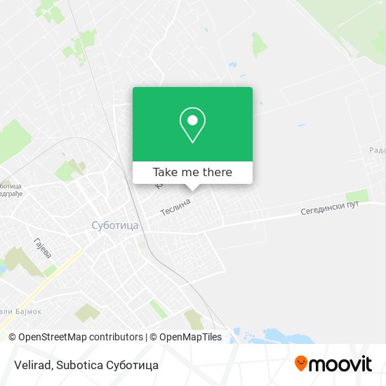 Velirad map