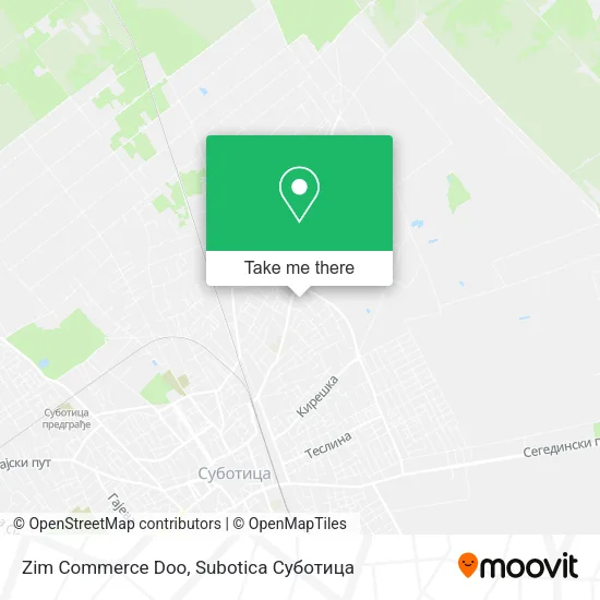 Zim Commerce Doo map