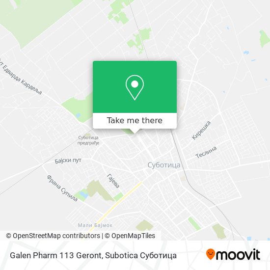 Galen Pharm 113 Geront map