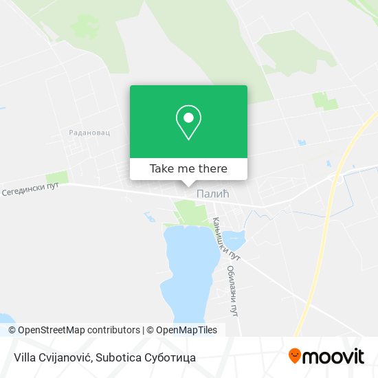 Villa Cvijanović map