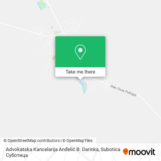 Advokatska Kancelarija Anđelić B. Darinka map
