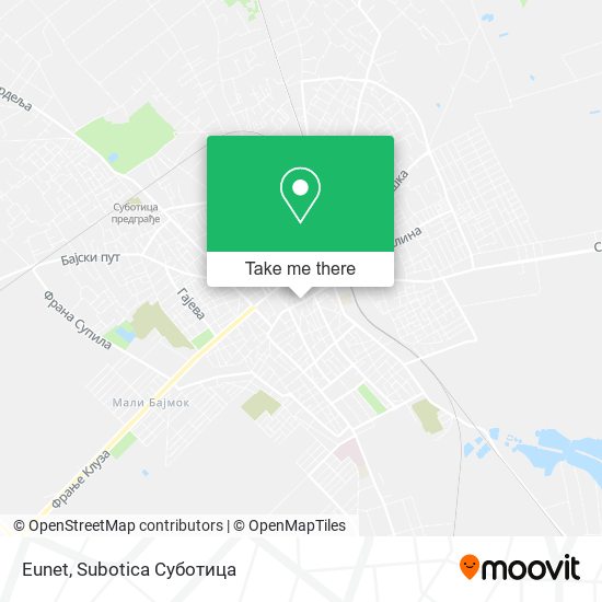 Eunet map