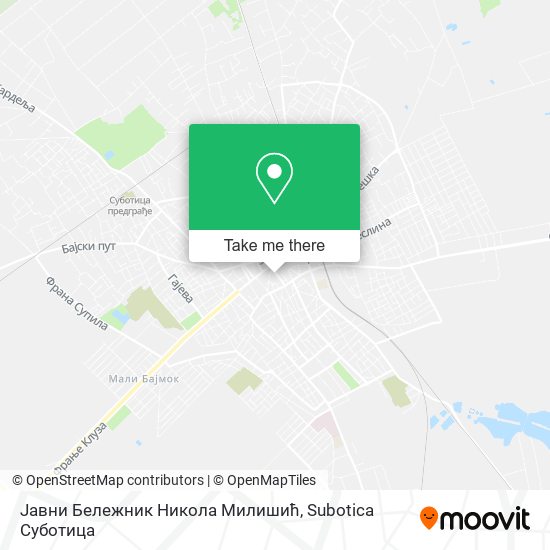 Јавни Бележник Никола Милишић map