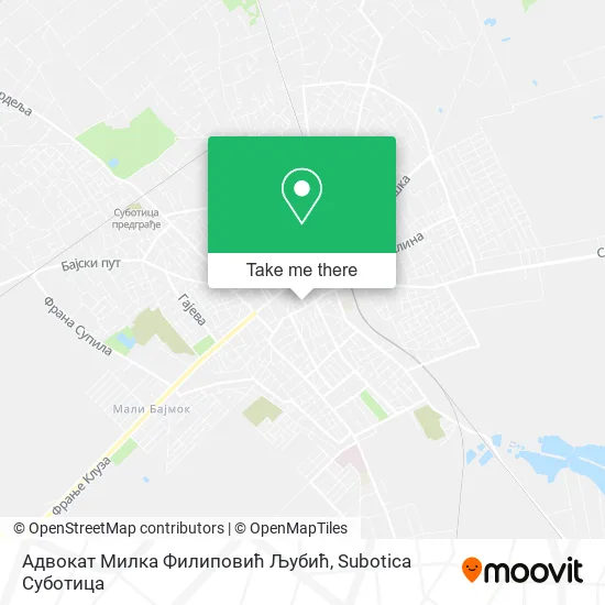 Адвокат Милка Филиповић Љубић map