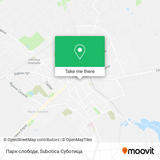 Парк слободе map