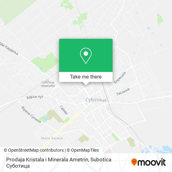 Prodaja Kristala i Minerala Ametrin map