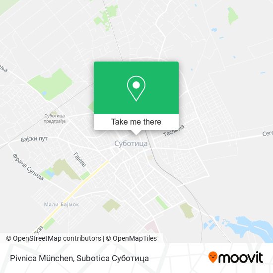 Pivnica München map