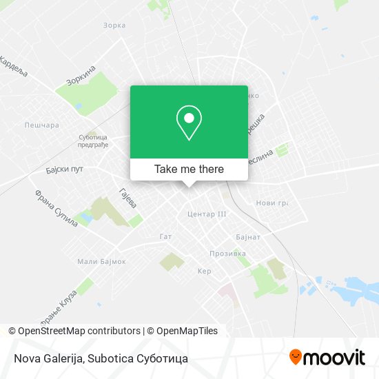 Nova Galerija map