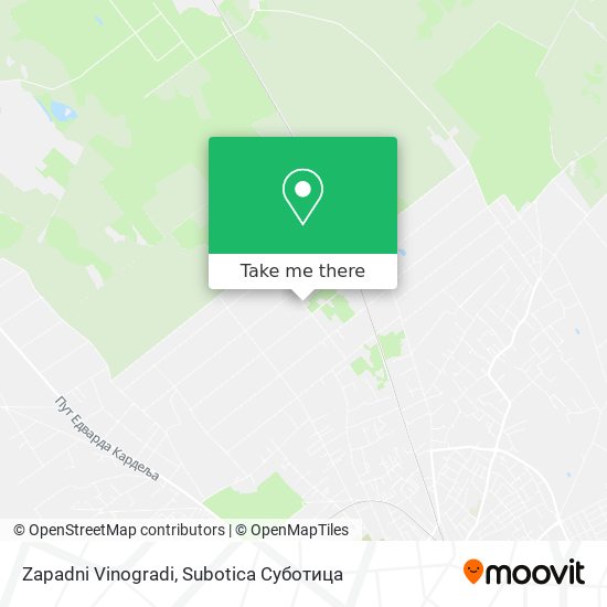 Zapadni Vinogradi map
