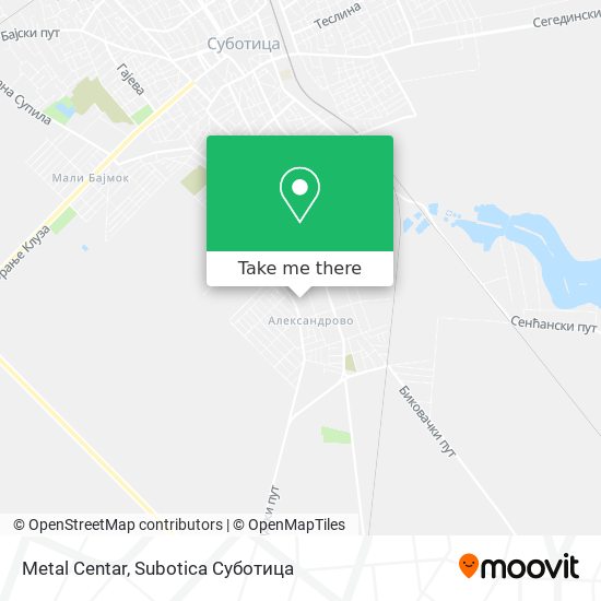 Metal Centar map