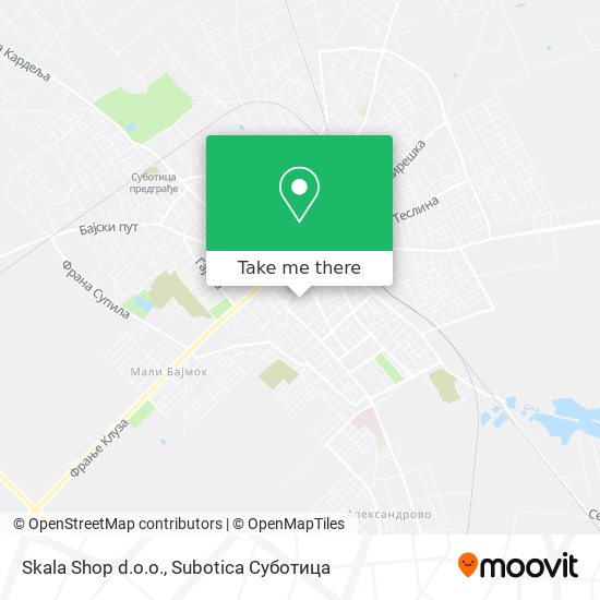 Skala Shop d.o.o. map