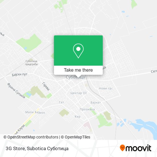 3G Store map