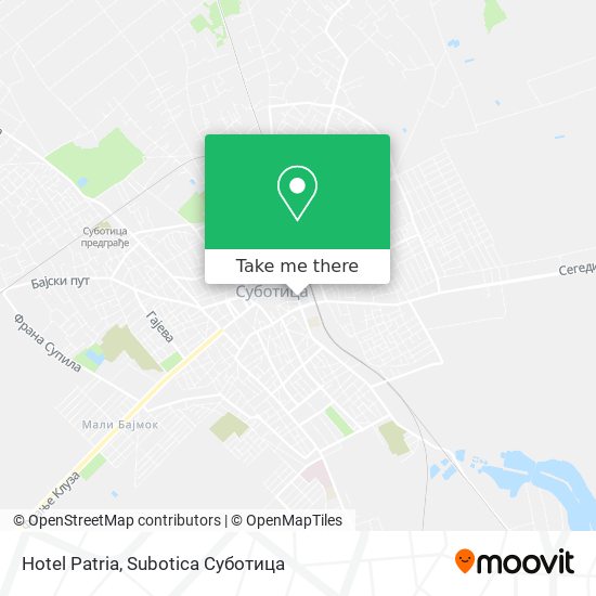 Hotel Patria map
