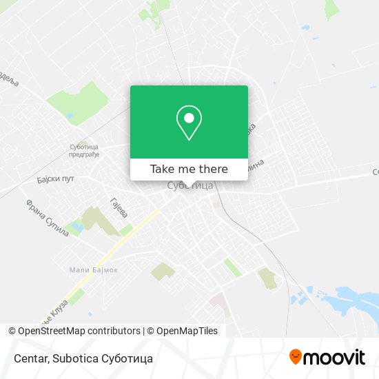 Centar map