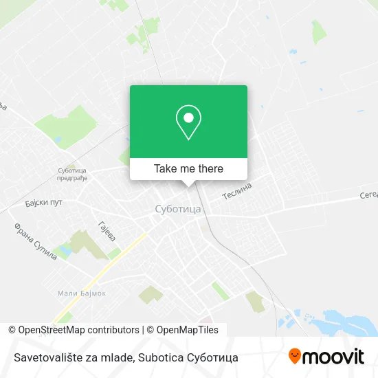Savetovalište za mlade map