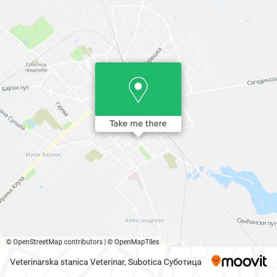 Veterinarska stanica Veterinar map