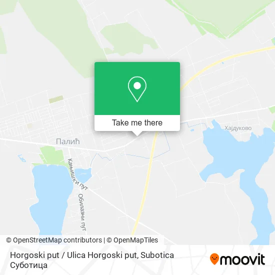 Horgoski put / Ulica Horgoski put map