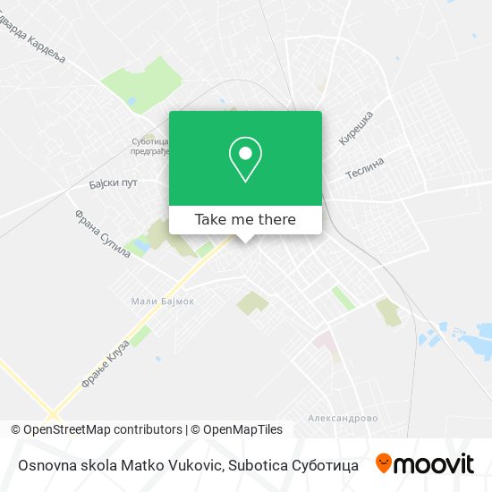 Osnovna skola Matko Vukovic map