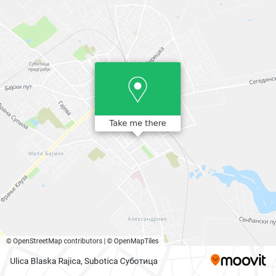 Ulica Blaska Rajica map