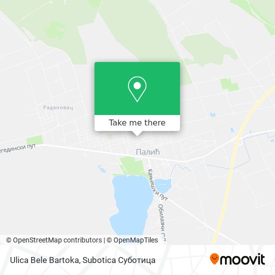 Ulica Bele Bartoka map