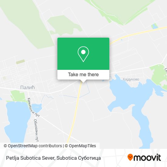 Petlja Subotica Sever map