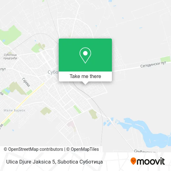 Ulica Djure Jaksica 5 map