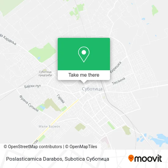 Poslasticarnica Darabos map