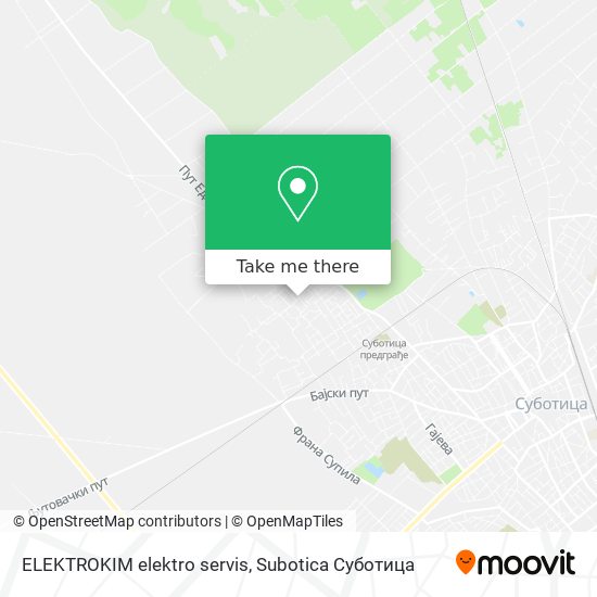 ELEKTROKIM elektro servis map
