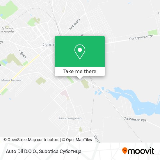 Auto Dil D.O.O. map