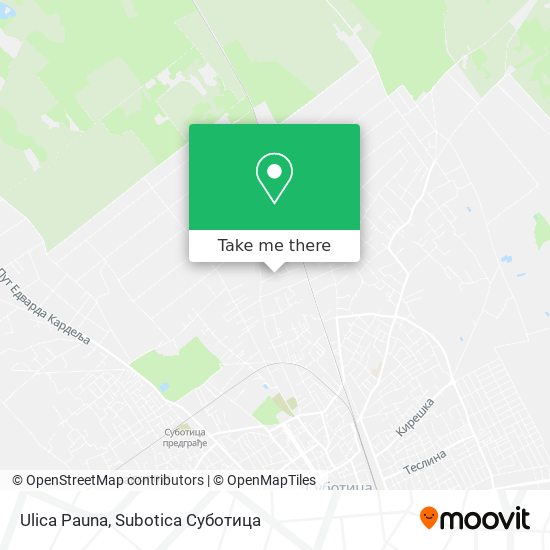 Ulica Pauna map