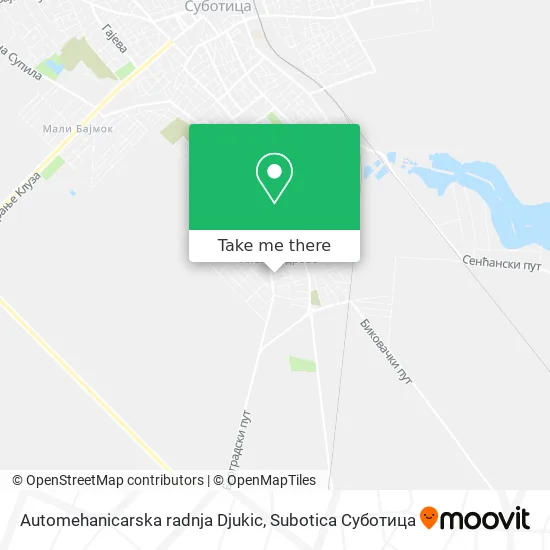 Automehanicarska radnja Djukic map