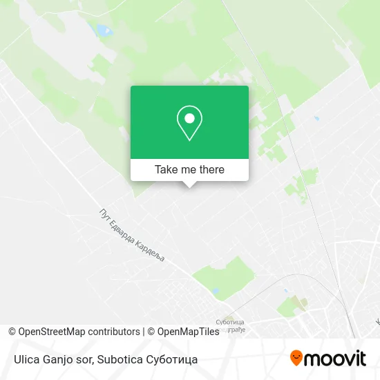 Ulica Ganjo sor map