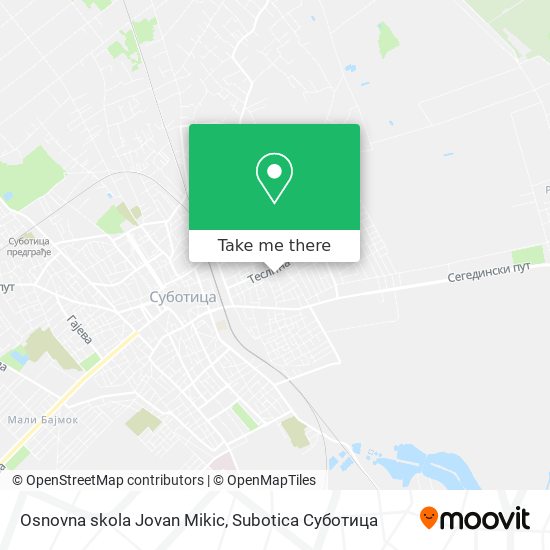 Osnovna skola Jovan Mikic map