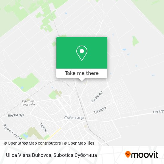 Ulica Vlaha Bukovca map