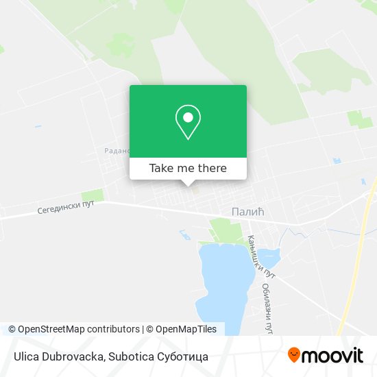 Ulica Dubrovacka map