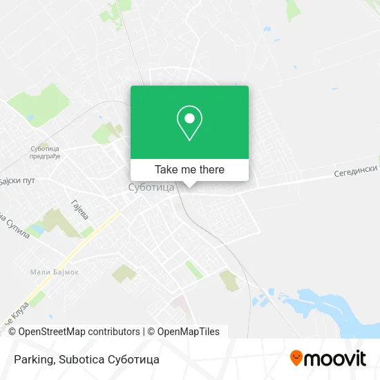 Parking map