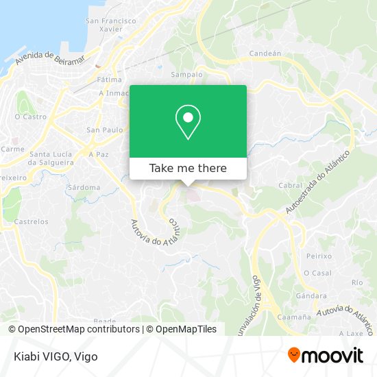 Kiabi VIGO map