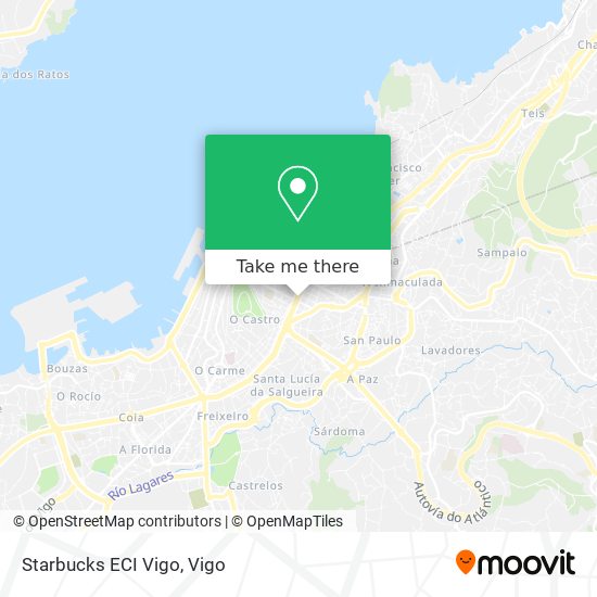 Starbucks ECI Vigo map