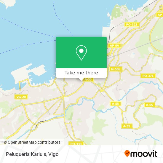 Peluqueria Karluis map