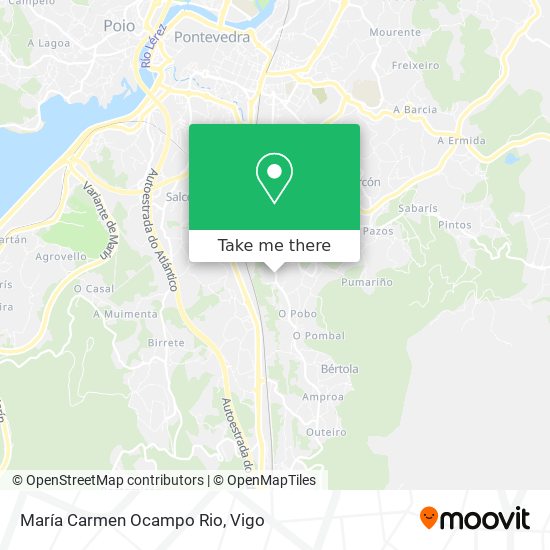 María Carmen Ocampo Rio map