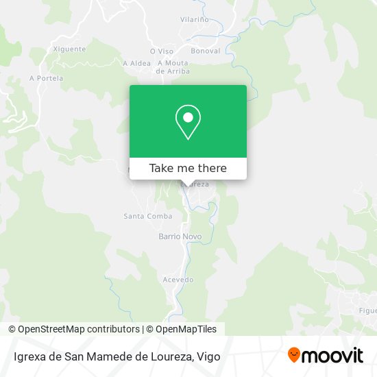 Igrexa de San Mamede de Loureza map