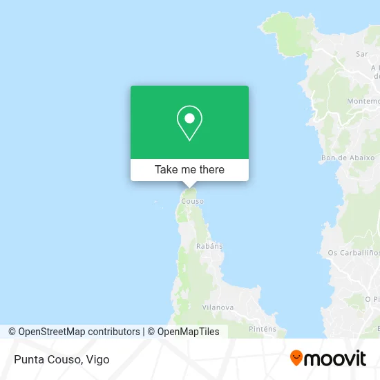 Punta Couso map
