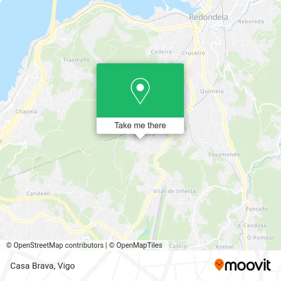 Casa Brava map