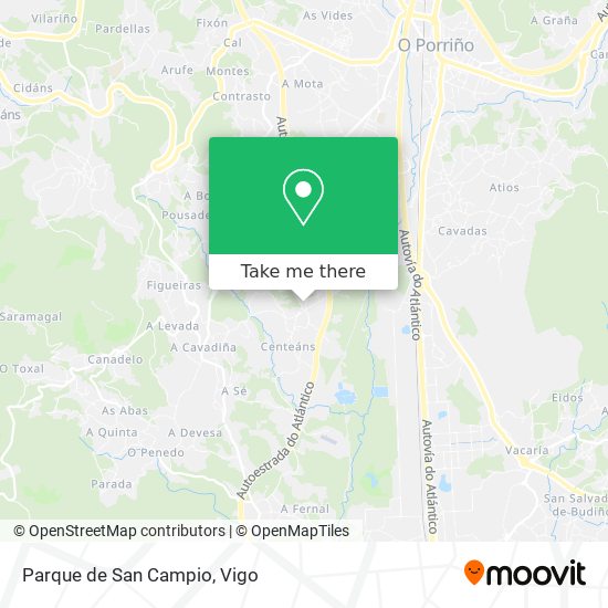 mapa Parque de San Campio